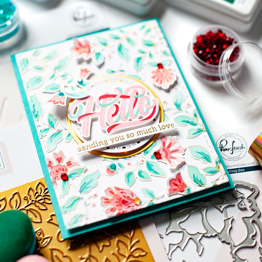 Pinkfresh Studio Folk Garden 2 Hot Foil - Crafty Meraki