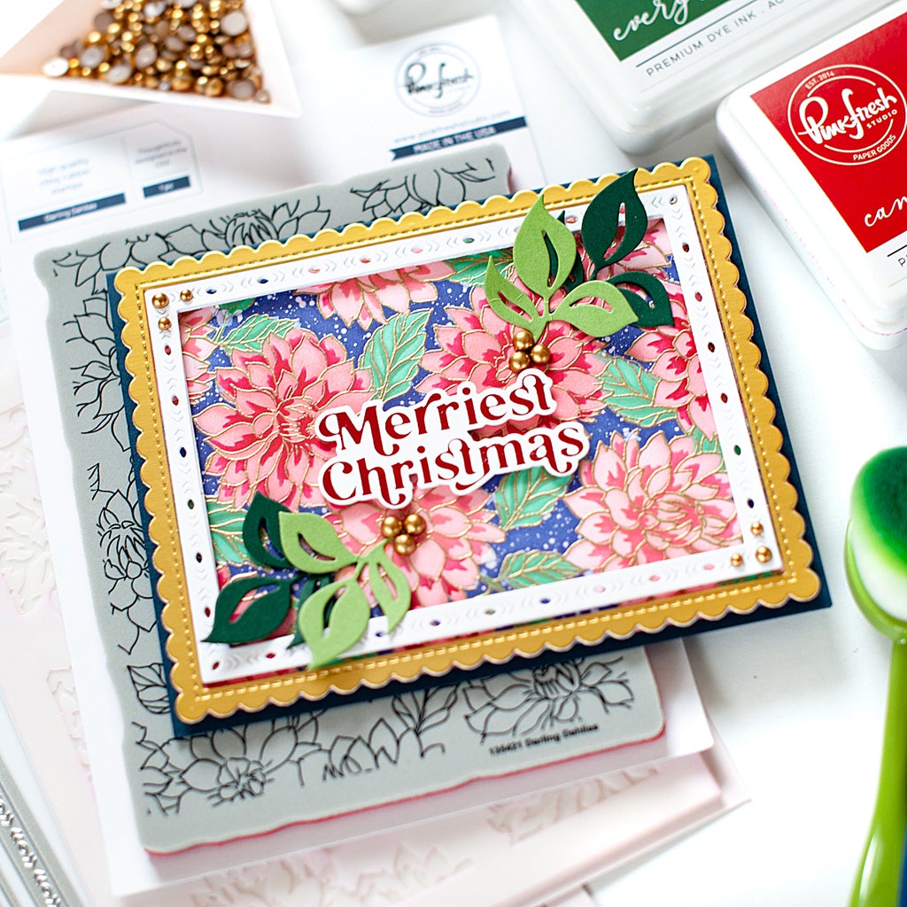 Darling Dahlias Layering Stencils - Crafty Meraki