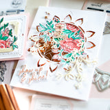 Geo Arch hot foil - Crafty Meraki