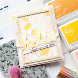 Pinkfresh Studio Sentiment Suite: Hello foil - Crafty Meraki