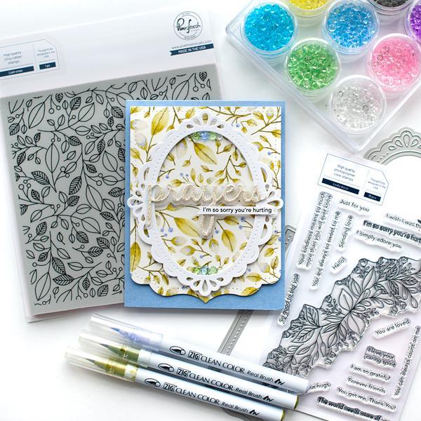 Pinkfresh Studio Cling Rubber Stamp: Lush Vines - Crafty Meraki