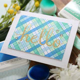 Pinkfresh Studio Sentiment Suite: Hello foil - Crafty Meraki