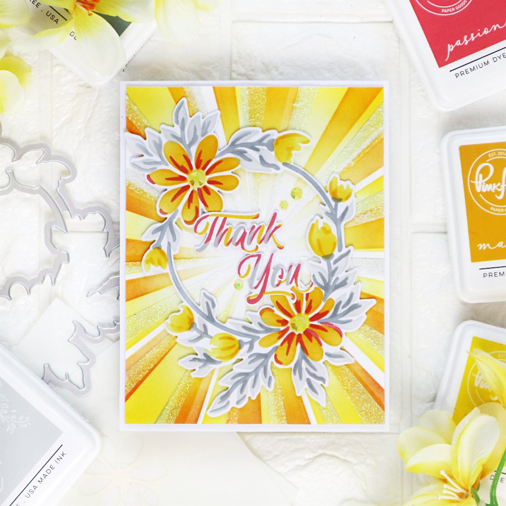 Pinkfresh Studio Daisy Wreath Die - Crafty Meraki
