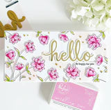 Pinkfresh Studio Sentiment Suite: Hello foil - Crafty Meraki