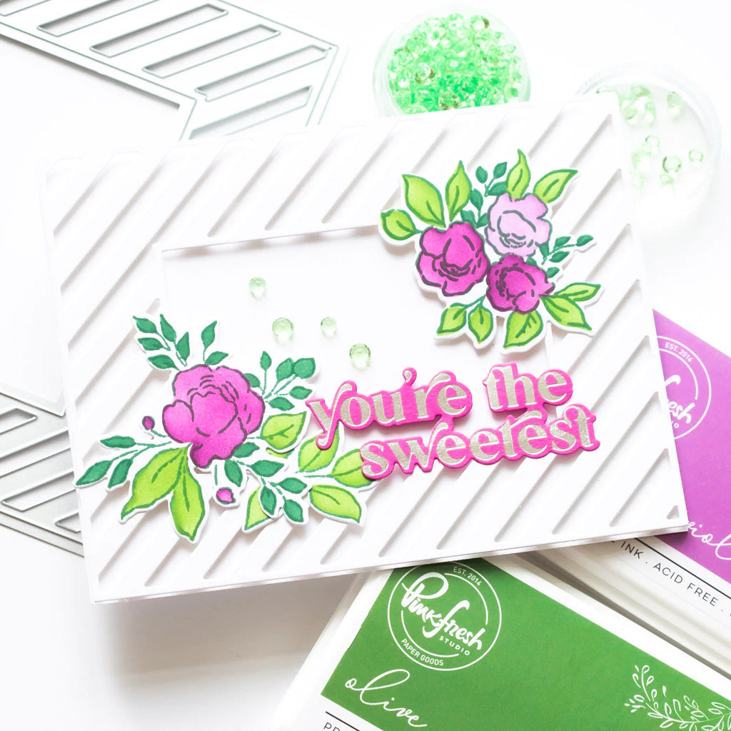 Pinkfresh Studio English garden stencil - Crafty Meraki