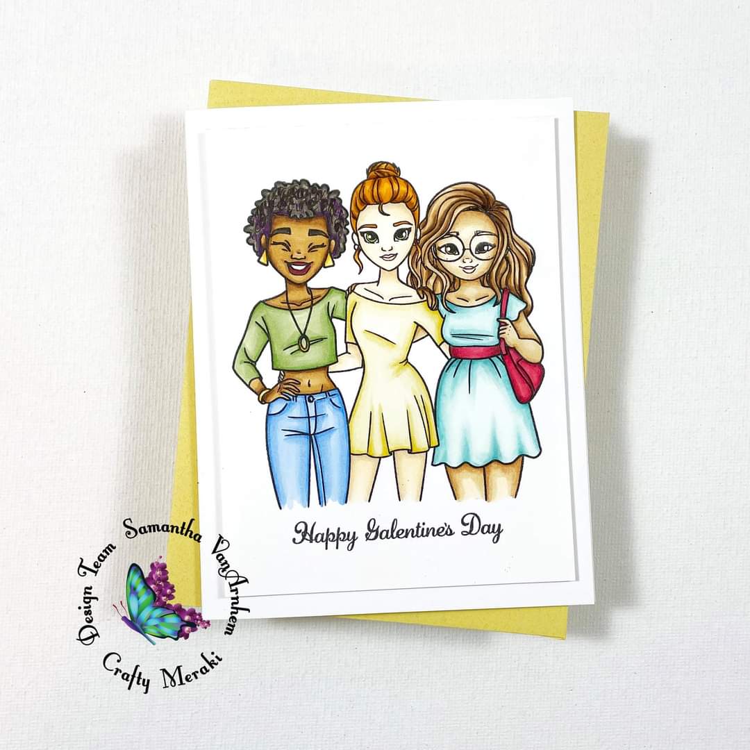 Crafty Meraki Galentine Stamp set - Crafty Meraki
