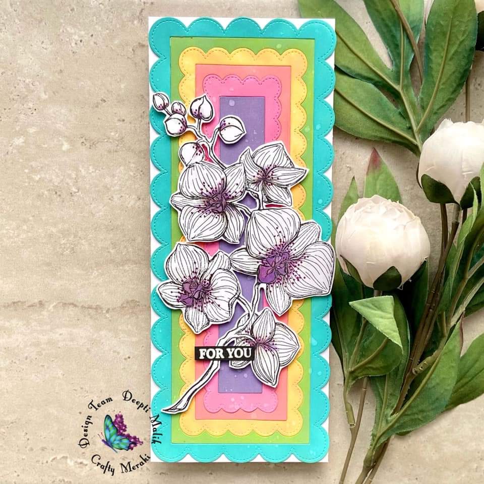 Crafty Meraki Timeless frames Slimline die - Crafty Meraki