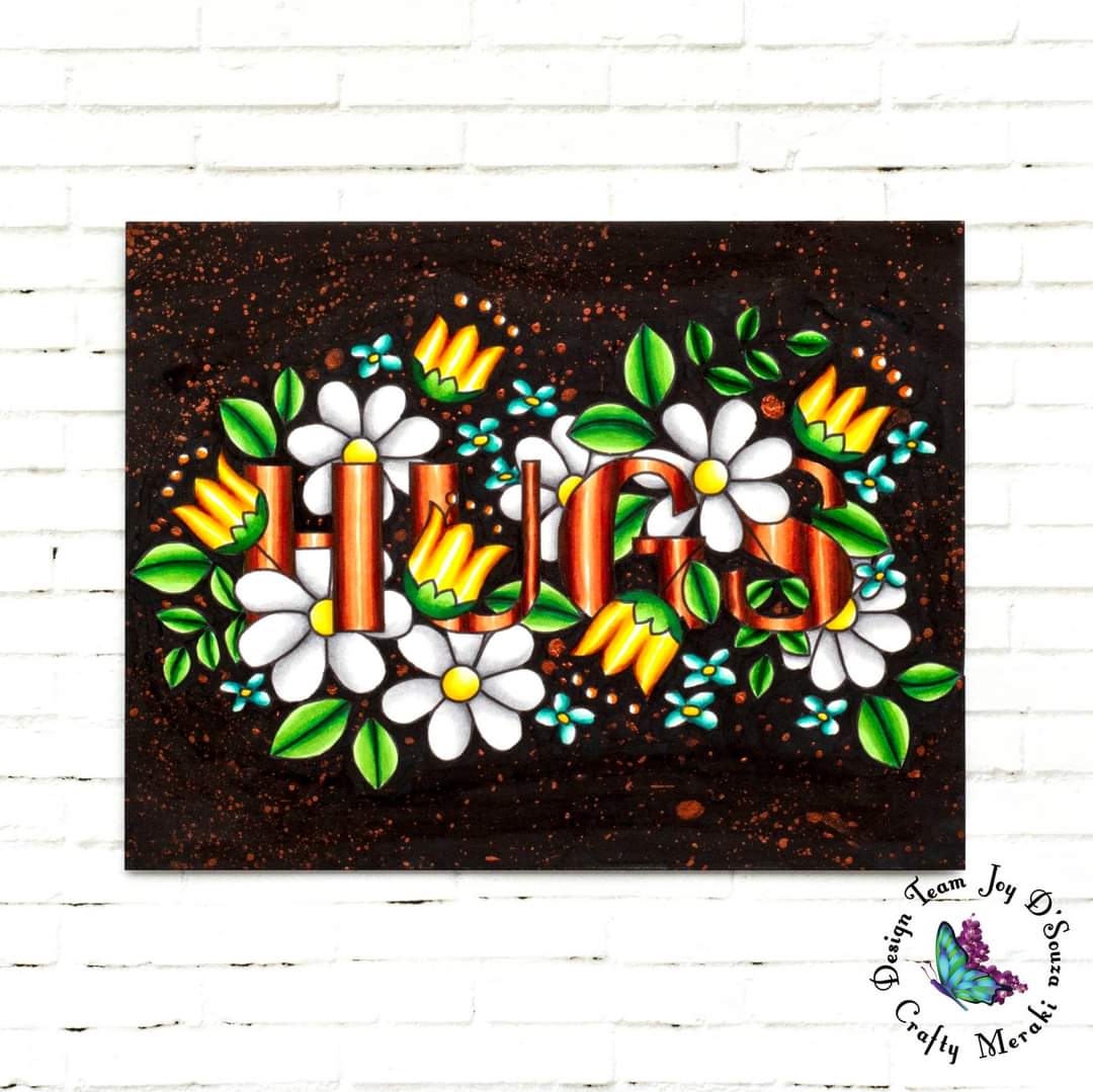 Crafty Meraki Floral Hugs stamp - Crafty Meraki