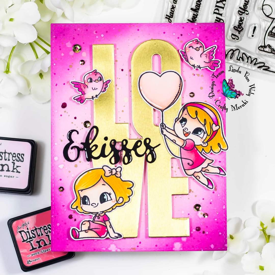 Crafty Meraki Love Slimline Tag die - Crafty Meraki