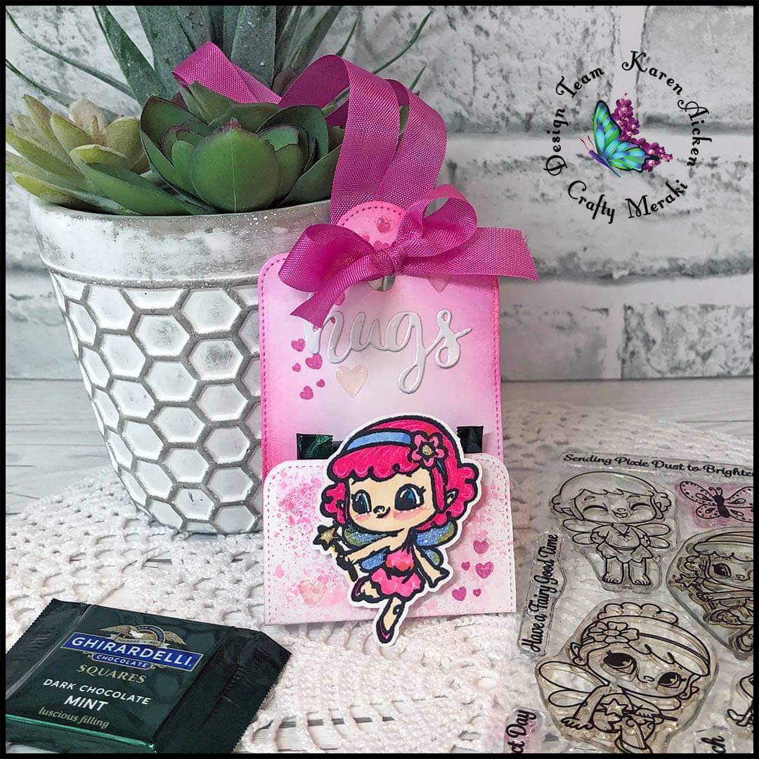 Crafty Meraki Love Slimline Tag die - Crafty Meraki