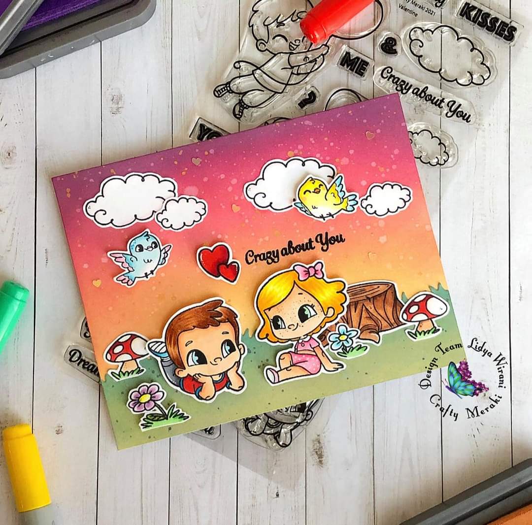 Crafty Meraki Valentine stamp set - Crafty Meraki