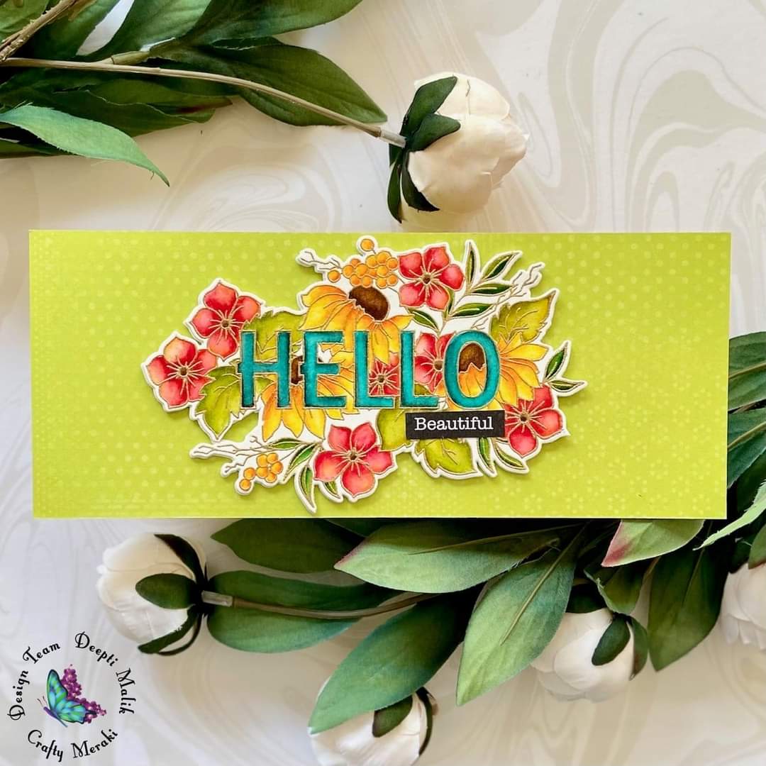Crafty Meraki Hello Love Stamp set - Crafty Meraki