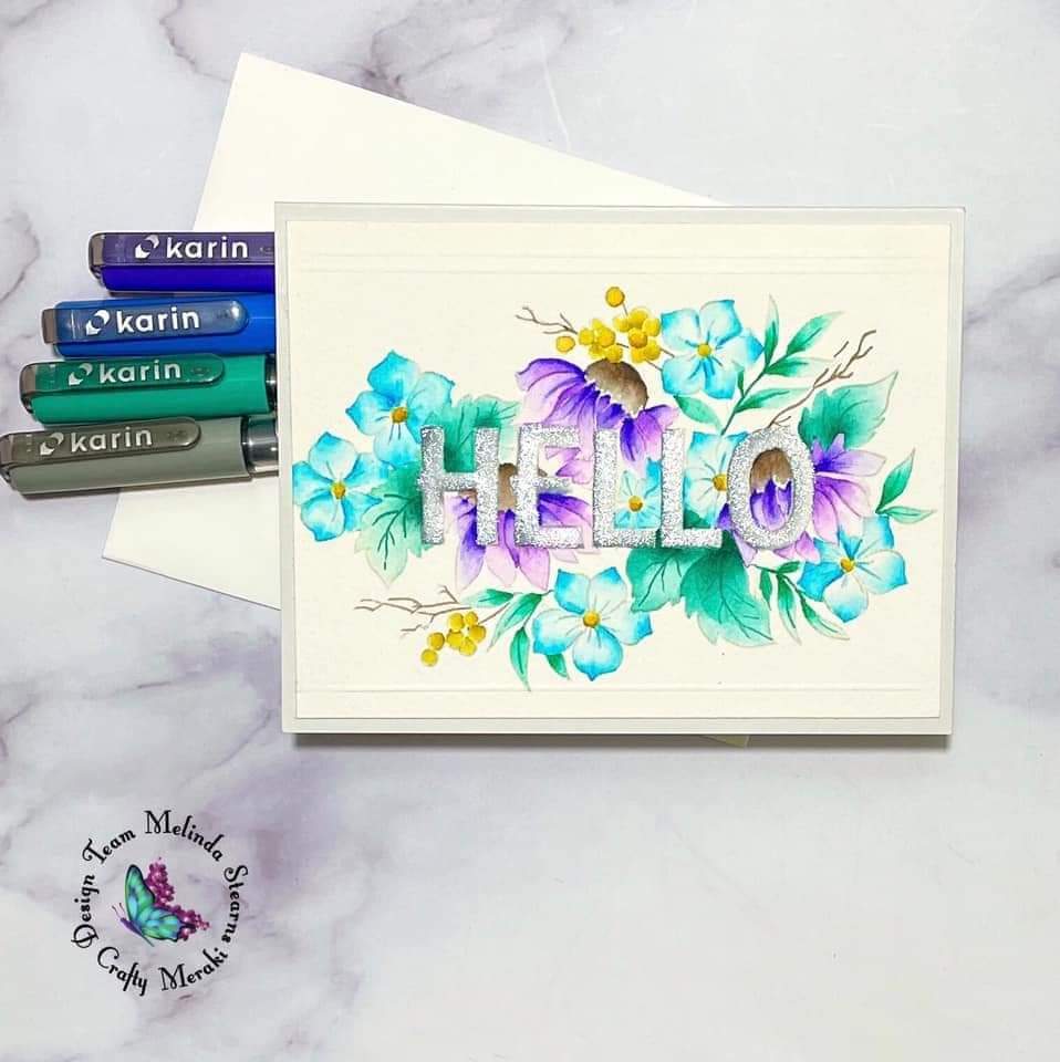 Crafty Meraki Hello Love Stamp set - Crafty Meraki