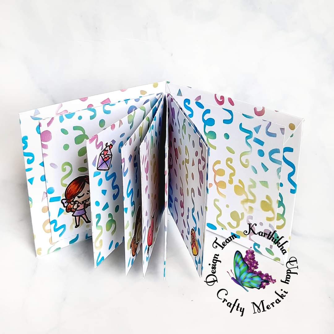 Crafty Meraki Party Time Stencil - Crafty Meraki