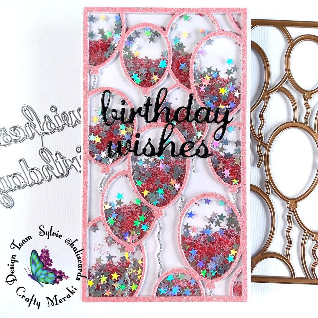 Crafty Meraki Party Balloons Mini Slimline Para-Dies - Crafty Meraki