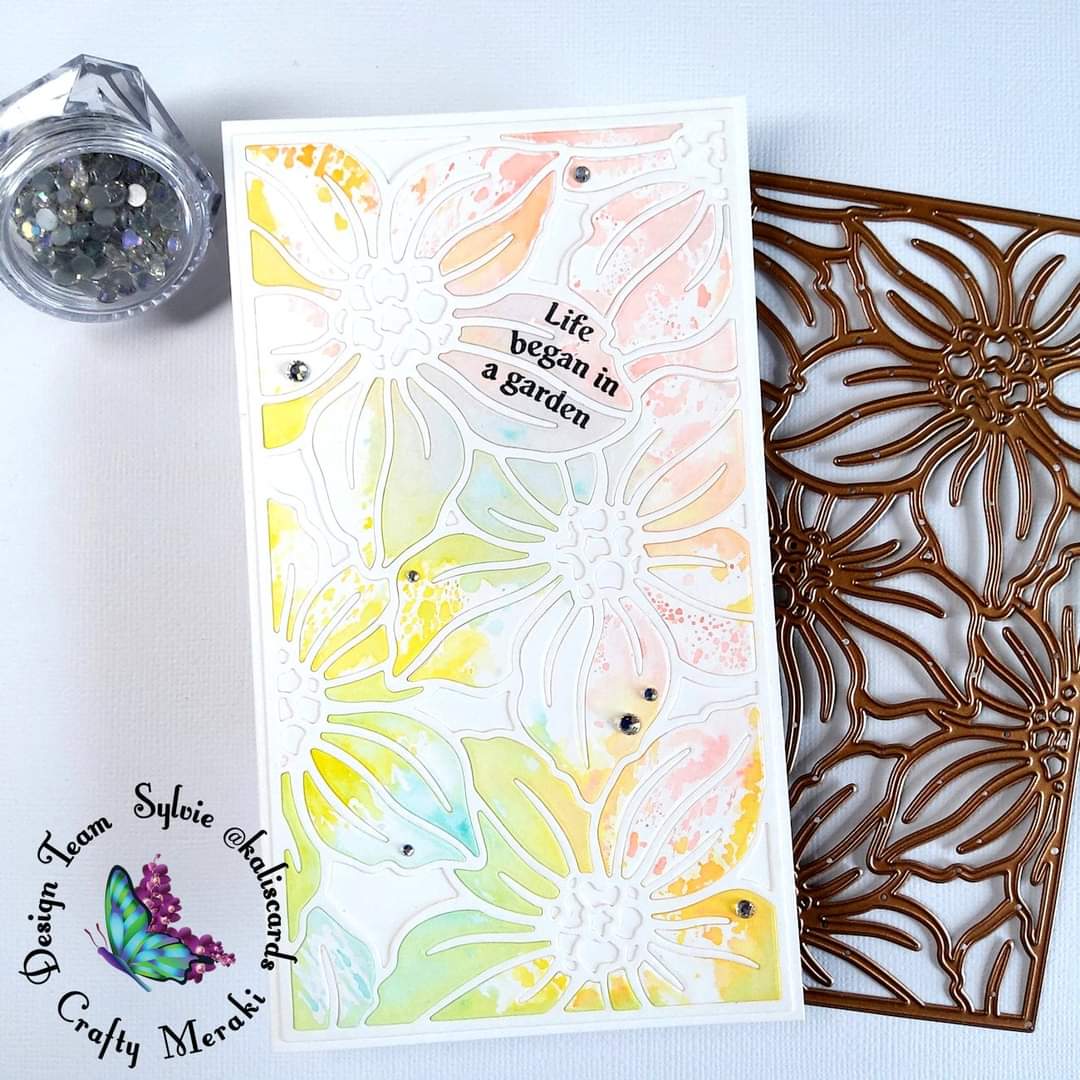 Crafty Meraki Lenten Rose Mini Slimline Para-Dies - Crafty Meraki