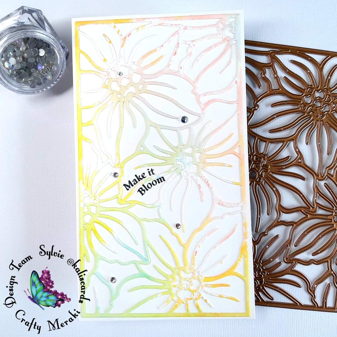Crafty Meraki Lenten Rose Mini Slimline Para-Dies - Crafty Meraki