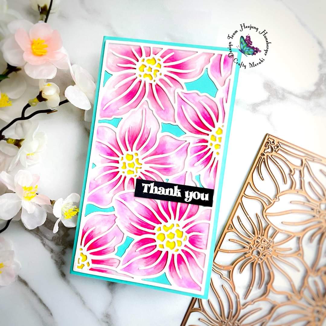 Crafty Meraki Lenten Rose Mini Slimline Para-Dies - Crafty Meraki