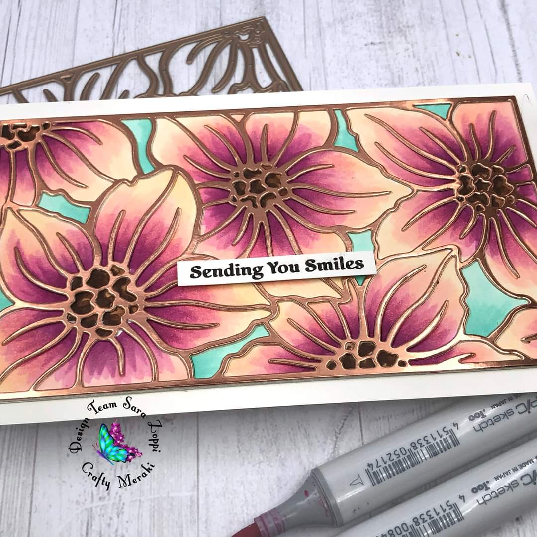Crafty Meraki Lenten Rose Mini Slimline Para-Dies - Crafty Meraki
