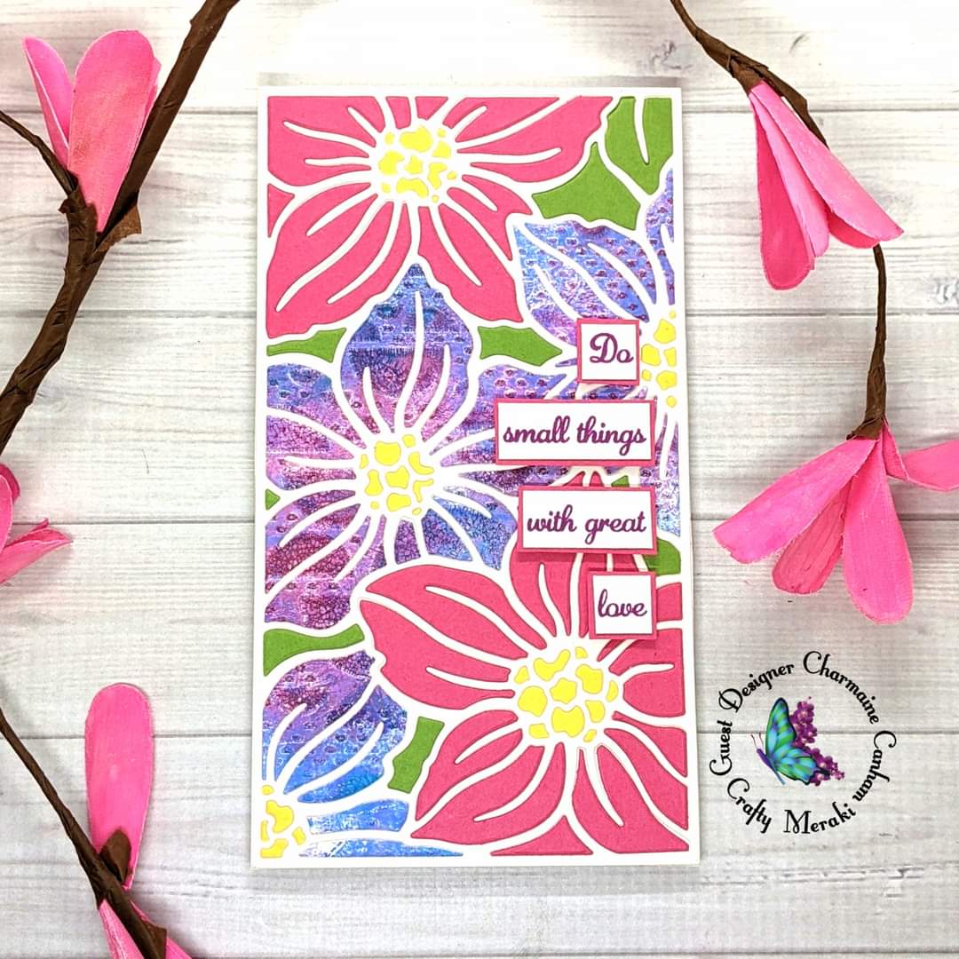 Crafty Meraki Lenten Rose Mini Slimline Para-Dies - Crafty Meraki
