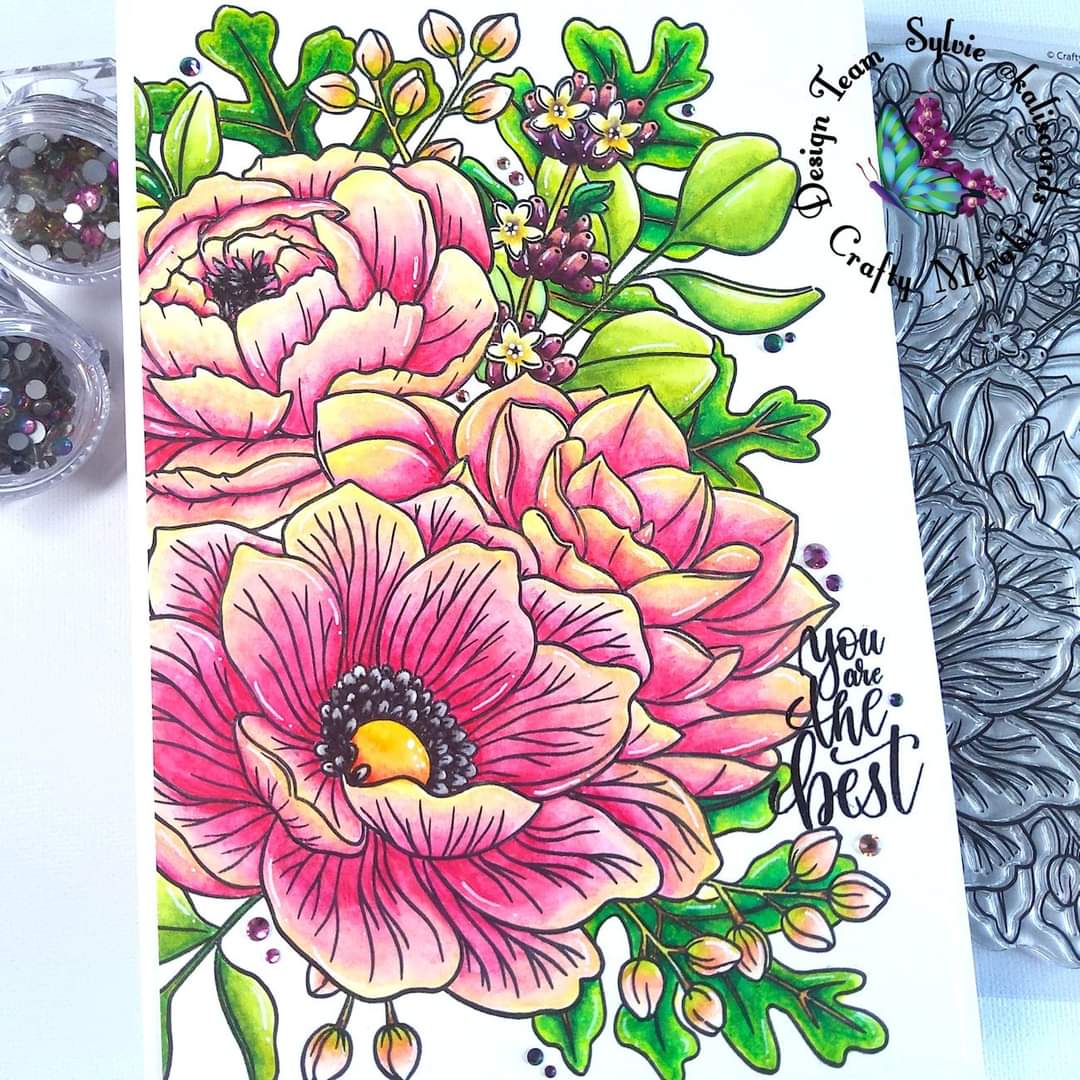 Crafty Meraki Penelope's Garden Stamp set - Crafty Meraki