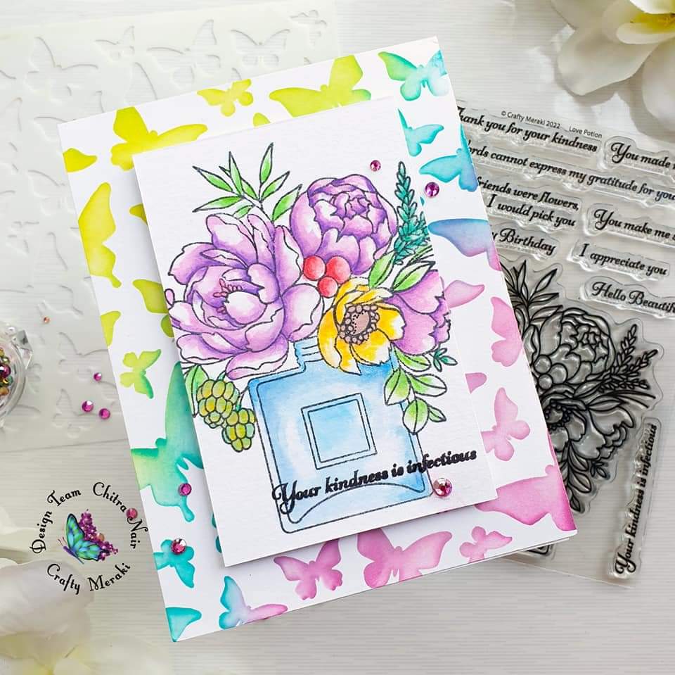 Crafty Meraki Love Potion Stamp set - Crafty Meraki