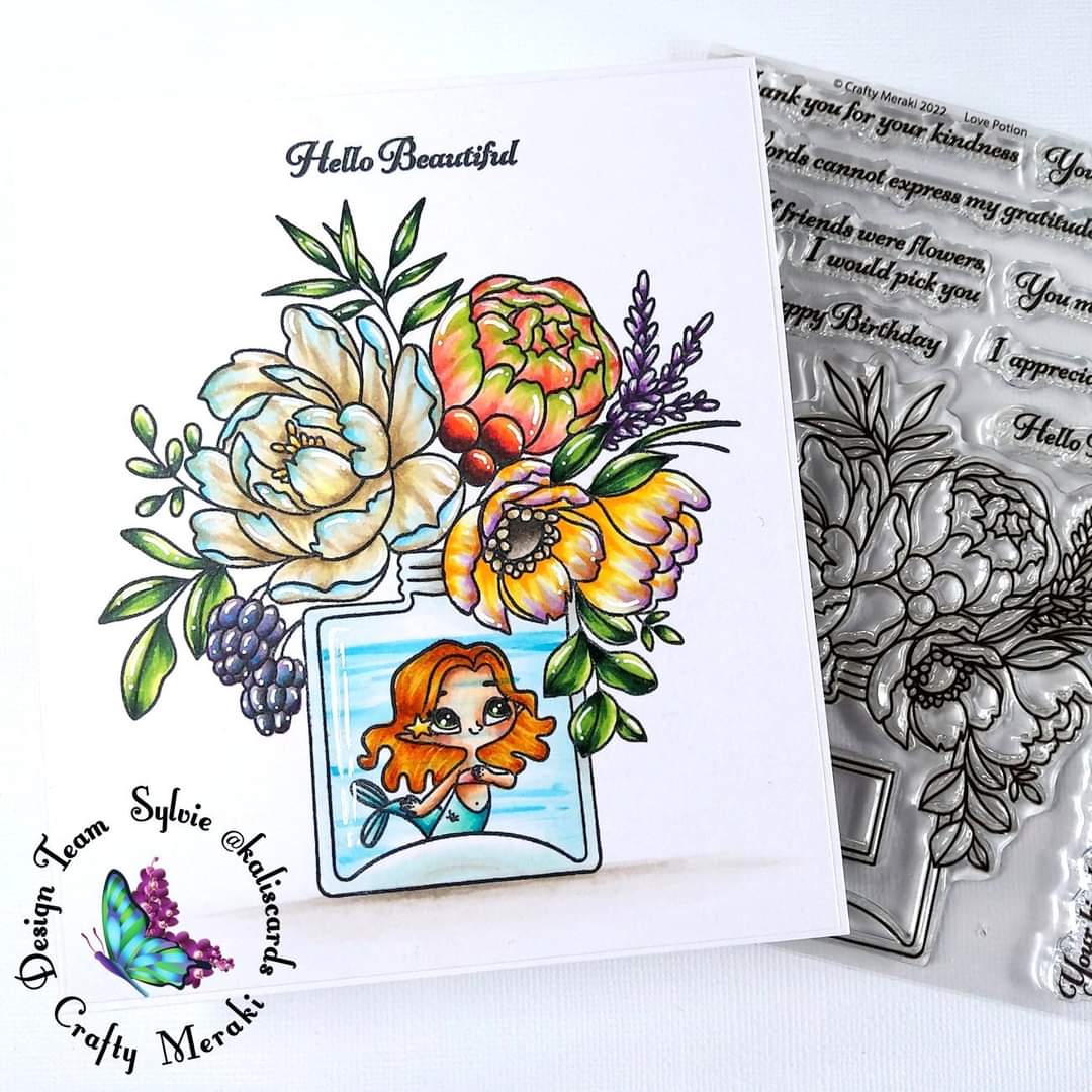 Crafty Meraki Love Potion Stamp set - Crafty Meraki
