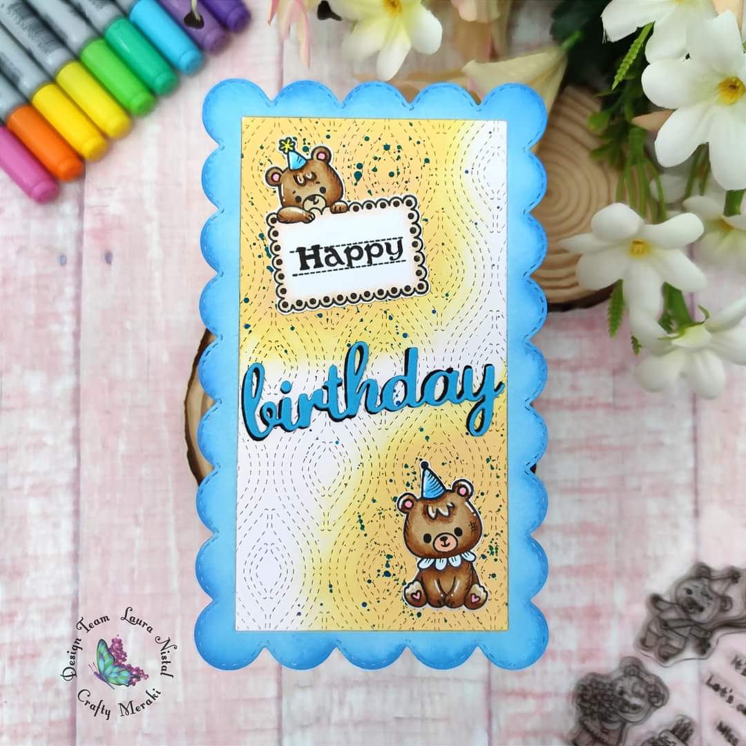 Crafty Meraki Birthday Bears Stamp set - Crafty Meraki