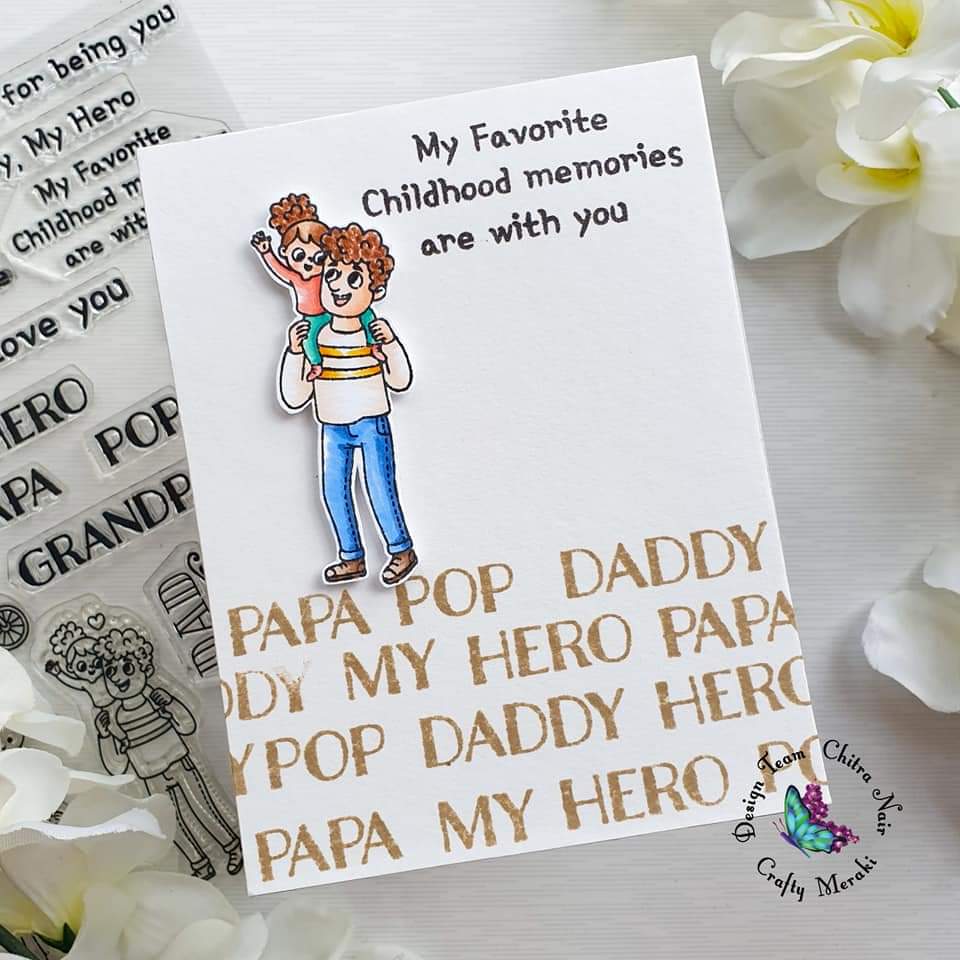 Crafty Meraki My Hero Stamp set - Crafty Meraki