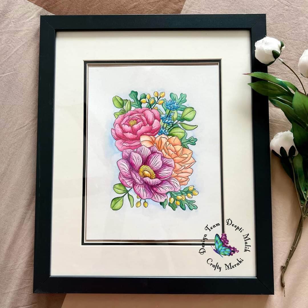 Crafty Meraki Penelope's Garden Stamp set - Crafty Meraki