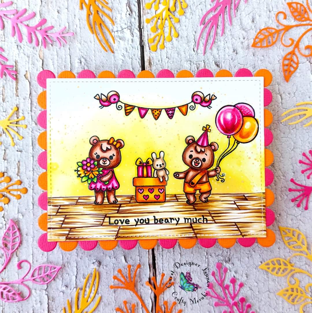 Crafty Meraki Birthday Bears Stamp set - Crafty Meraki