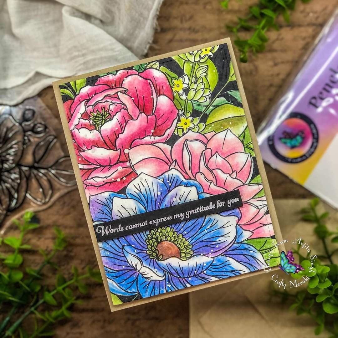 Crafty Meraki Penelope's Garden Stamp set - Crafty Meraki