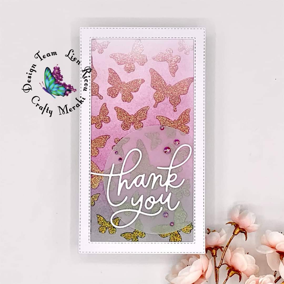 Crafty Meraki Butterfly Garden Stencil - Crafty Meraki