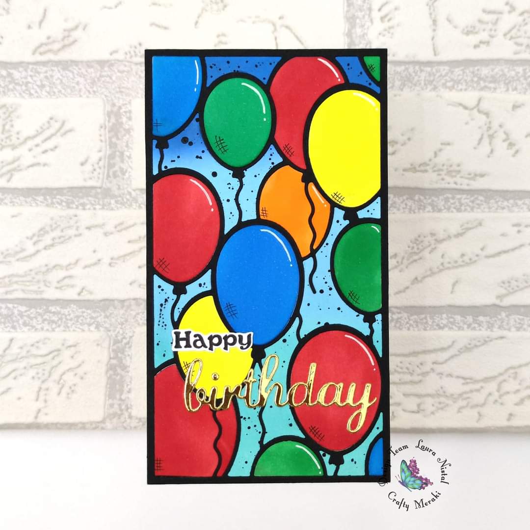 Crafty Meraki Party Balloons Mini Slimline Para-Dies - Crafty Meraki