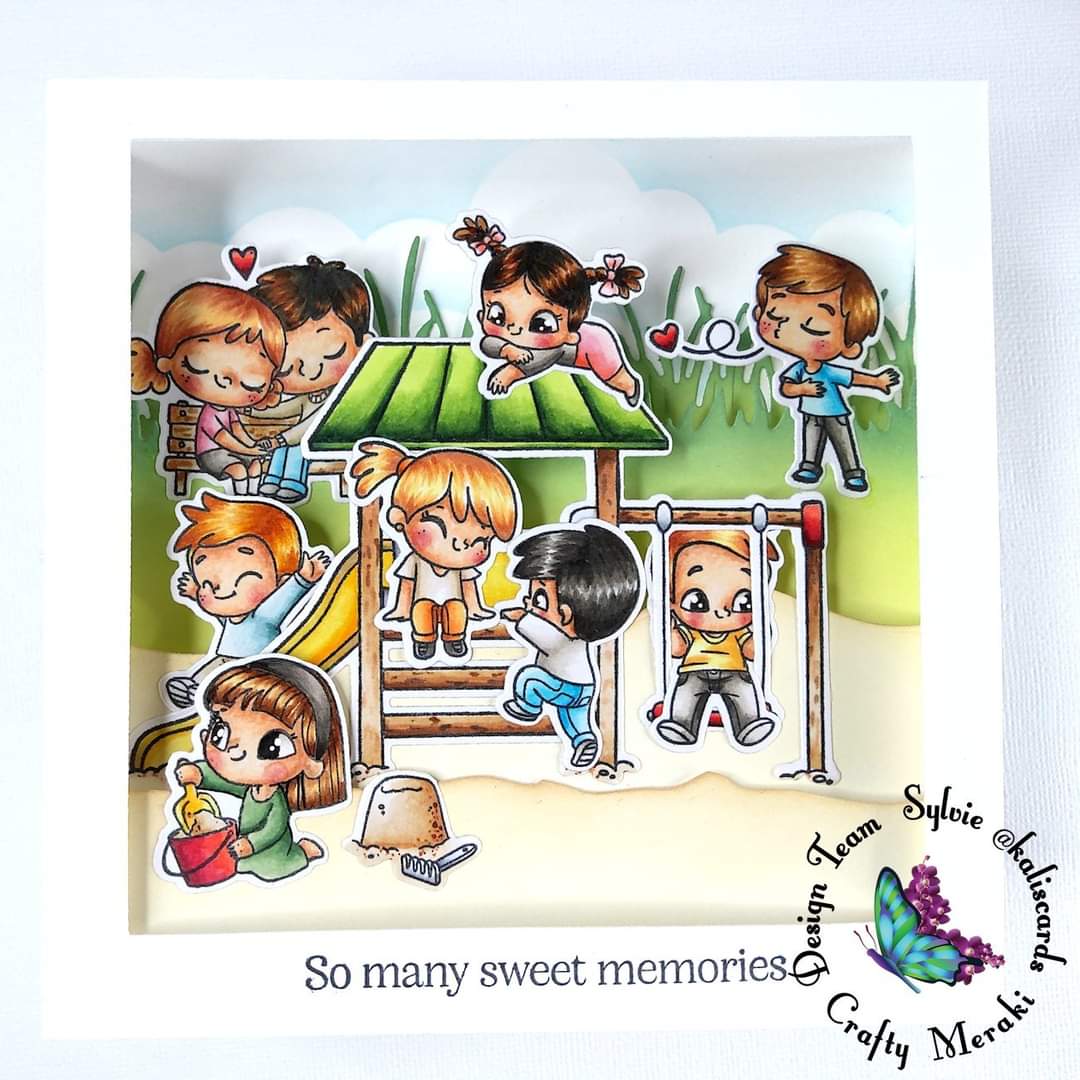Crafty Meraki It's playtime Stamp set - Crafty Meraki