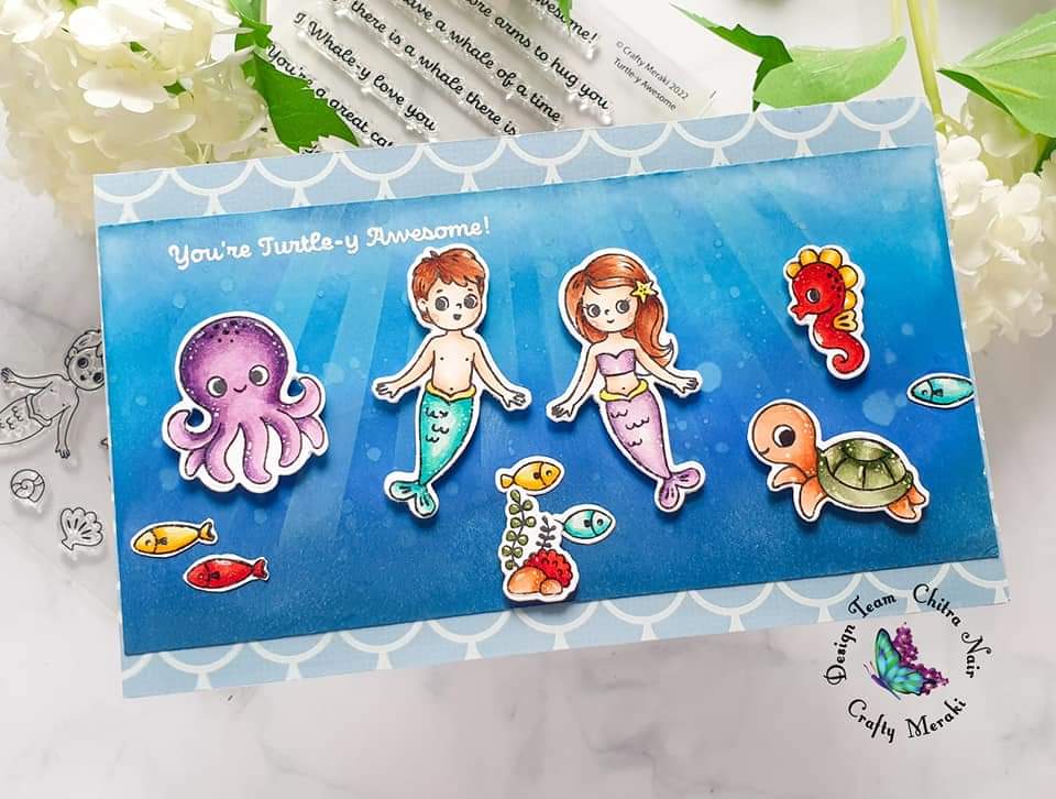 Crafty Meraki Turtle-y Awesome stamp set - Crafty Meraki