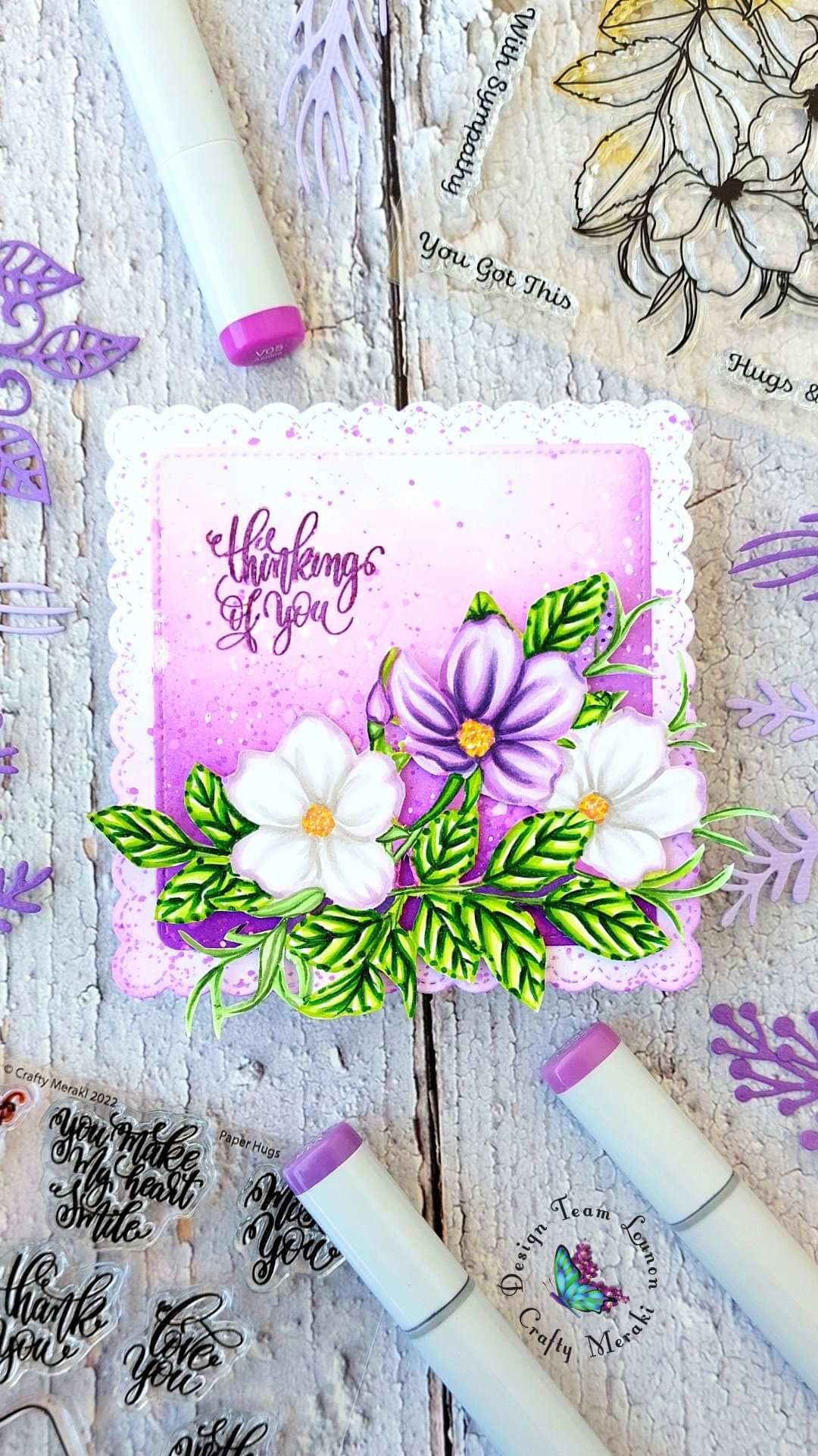 Crafty Meraki Happy Hello stamp set - Crafty Meraki
