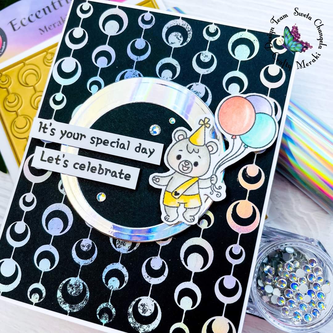 Crafty Meraki Eccentric Circles Hot Foil - Crafty Meraki