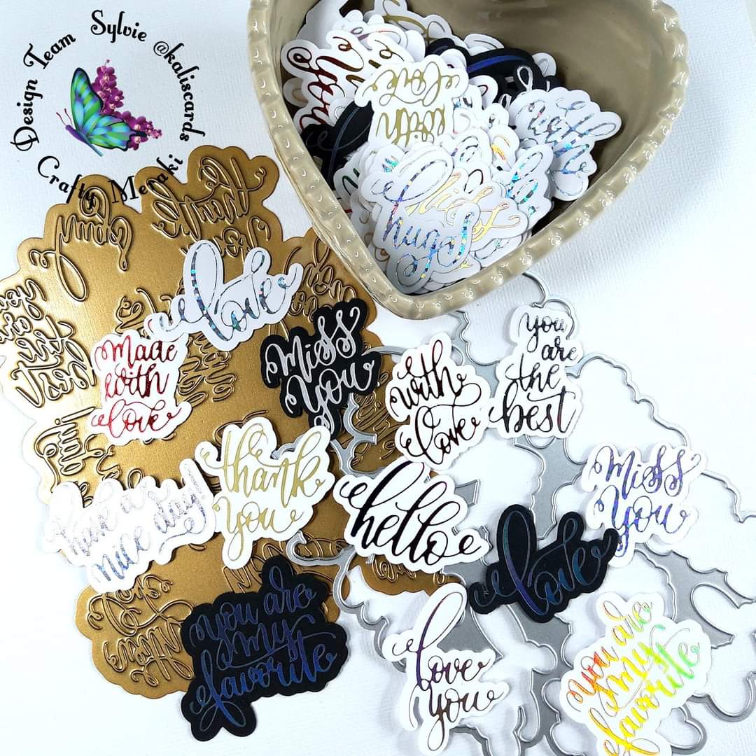 Crafty Meraki Handmade Love hot foil plate - Crafty Meraki