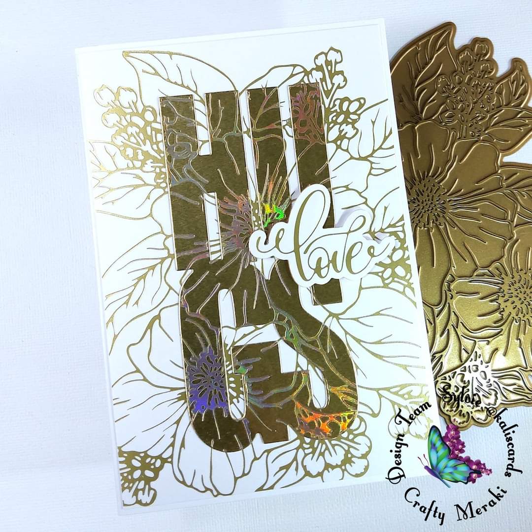 Crafty Meraki Love Forever Hot Foil Plate - Crafty Meraki