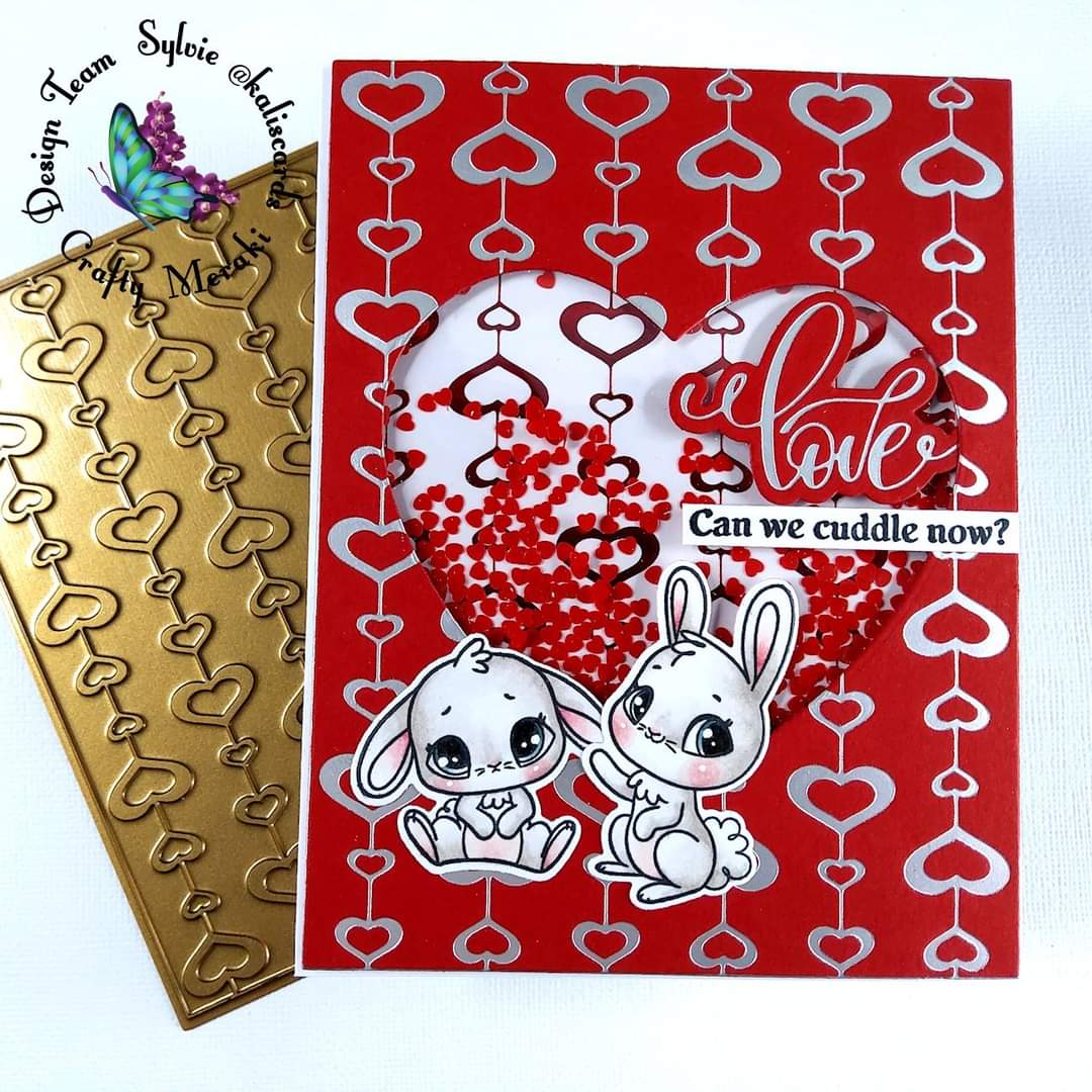 Crafty Meraki Eccentric Hearts Hot Foil - Crafty Meraki