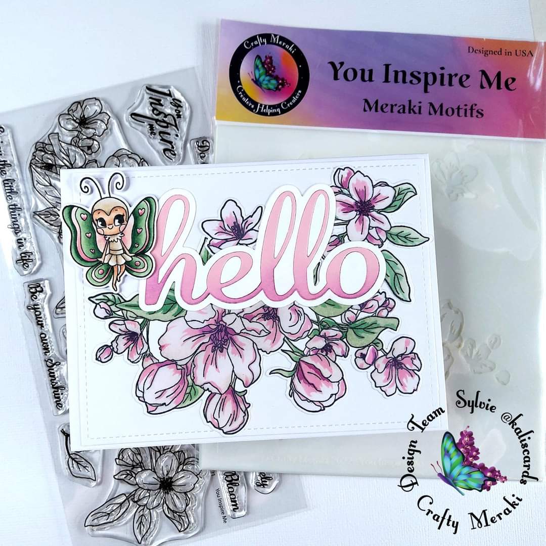 Crafty Meraki You Inspire Me Layering Stencil set - Crafty Meraki