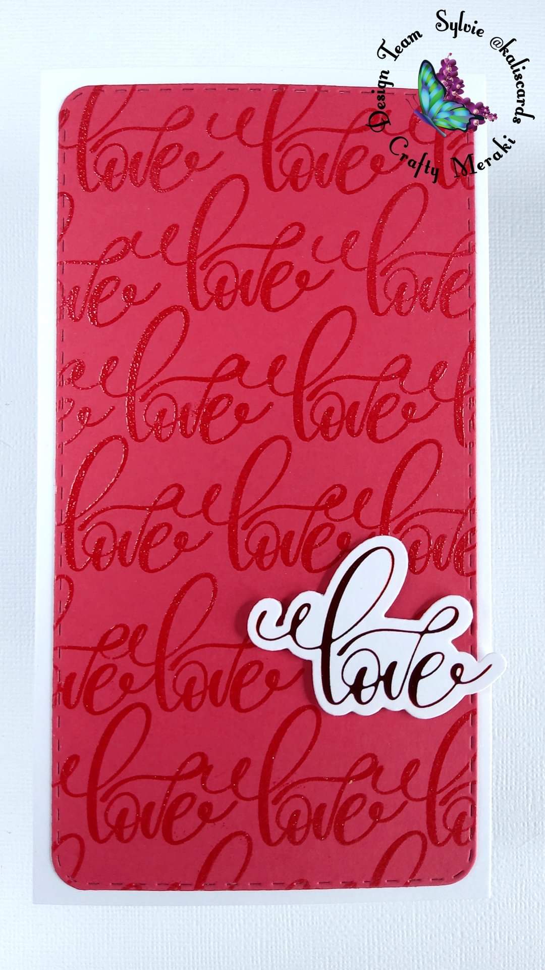 Crafty Meraki Handmade Love hot foil plate - Crafty Meraki