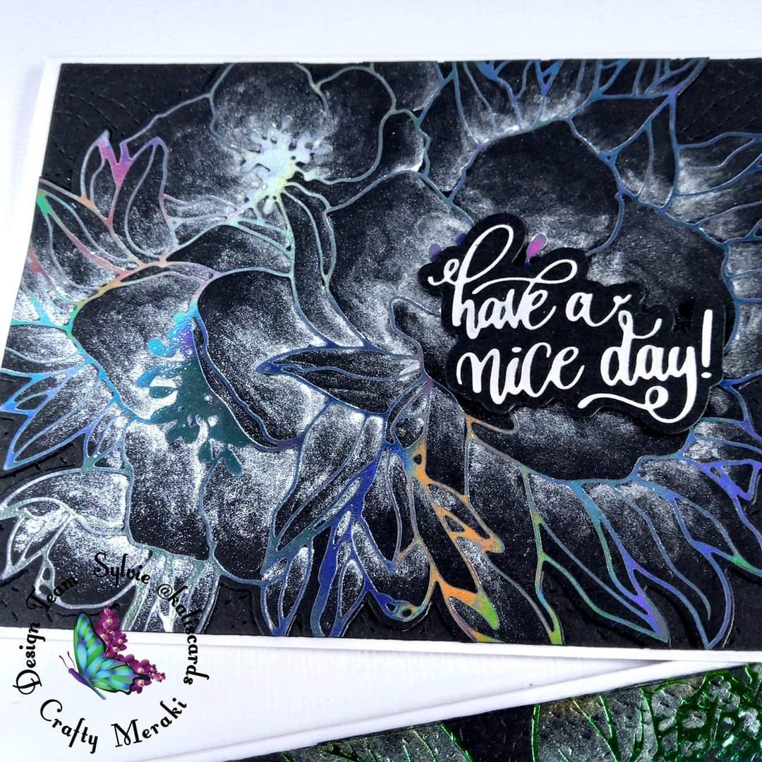 Crafty Meraki Elegance Hot Foil Plate - Crafty Meraki