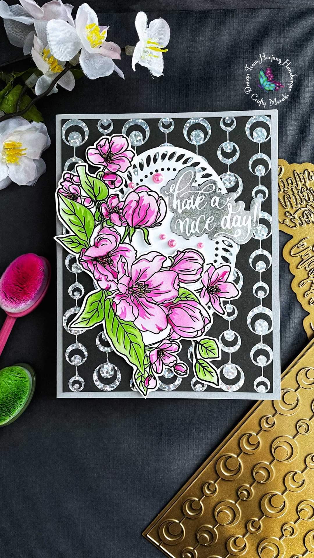 Crafty Meraki Eccentric Circles Hot Foil - Crafty Meraki