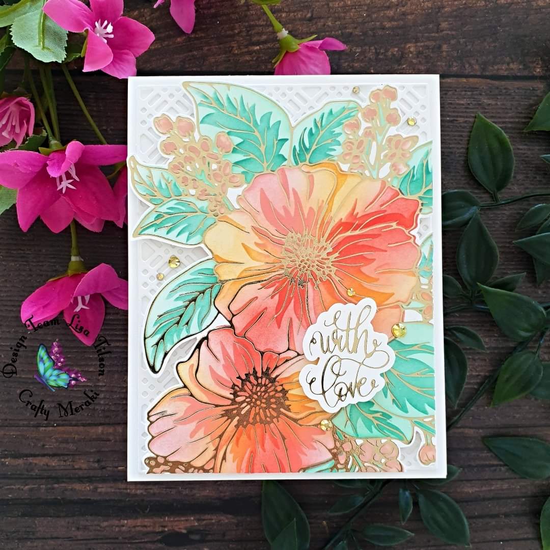Crafty Meraki Love Forever Layering Stencil set - Crafty Meraki