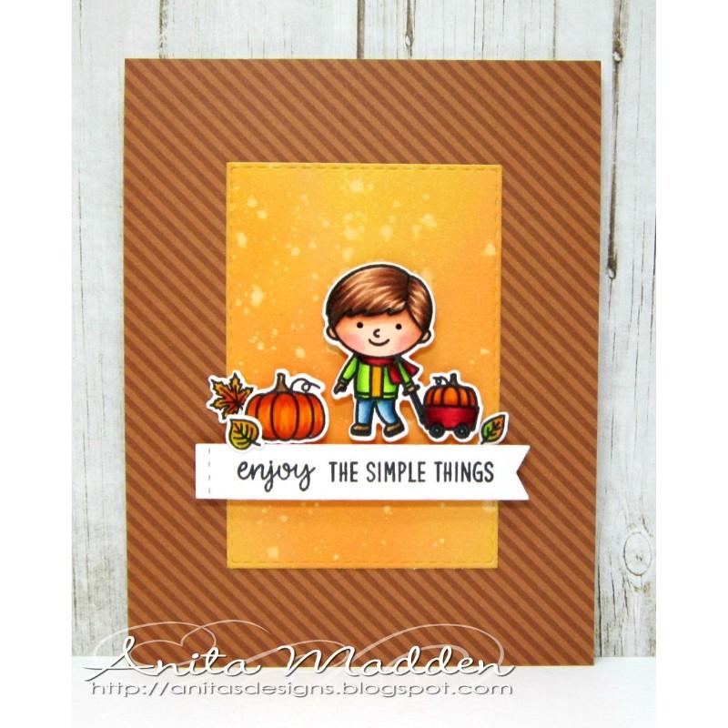 Sunny Studio Fall Kiddos Stamps - Crafty Meraki