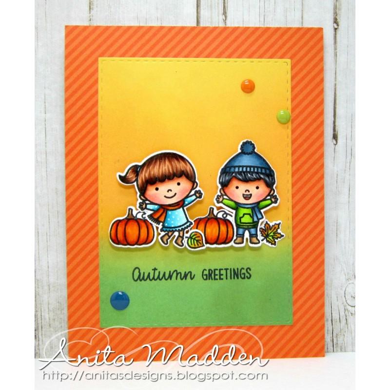 Sunny Studio Fall Kiddos Stamps - Crafty Meraki