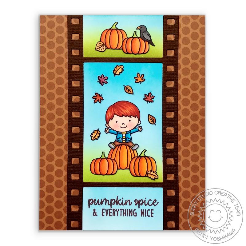 Sunny Studio Fall Kiddos Stamps - Crafty Meraki