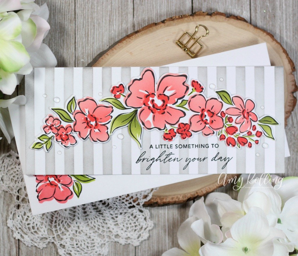 Pinkfresh Studio Floral Notes stamp set - Crafty Meraki